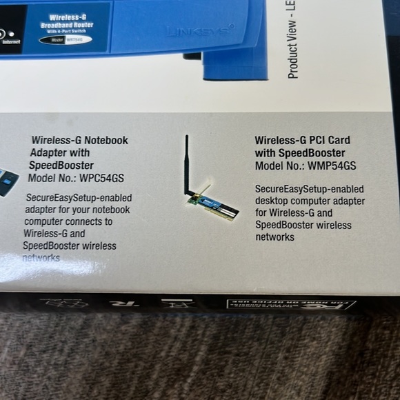 Linksys 2.4GJz Wireless G Broadband Router.  NIB - Picture 6 of 10